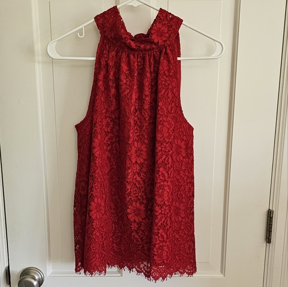 Jcrew lace top xs